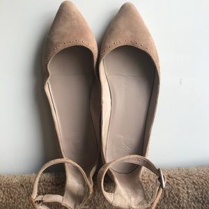 Nude Joie brand flats w/ strap size 7